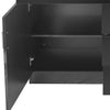 Levede Buffet Sideboard Storage Cabinet Modern High Gloss Cupboard Drawers Black Deals499