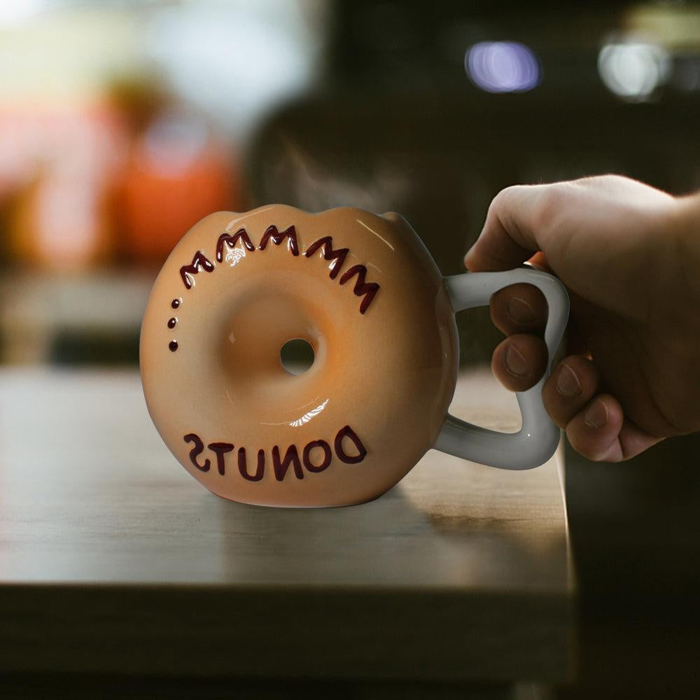Coffee Cup Vivid Donuts Milk Cup Ceramic Lovers Mug Cute Birthday Gift Chocolate Deals499