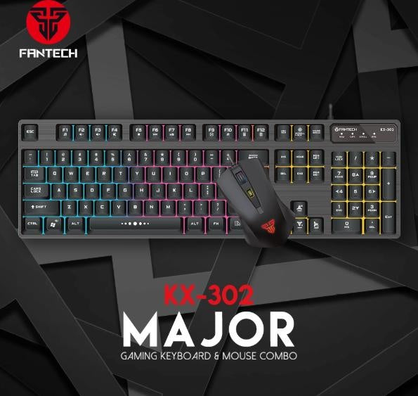 FANTECH KX-302 Major Gaming Keyboard and Mouse Combo Deals499