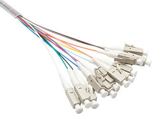 Fibre Pigtail LC OM4 Multimode 2m - 12 Pack Rainbow Deals499