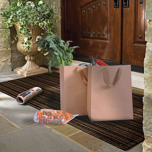 50x Brown Paper Bag Kraft Eco Recyclable Gift Carry Shopping Retail Bags Handles Deals499