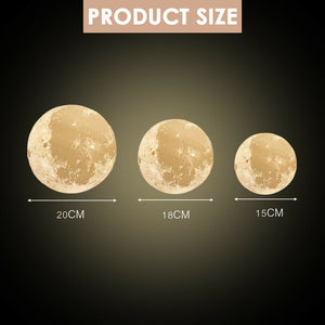 3D Magical Moon Lamp USB LED Night Light Moonlight Touch Sensor 20cm Diameter Deals499