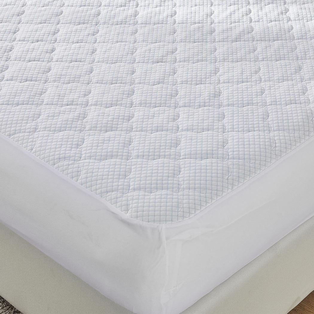 Dreamz Mattress Protector Topper Cool Fabric Pillowtop Waterproof Cover Double Deals499