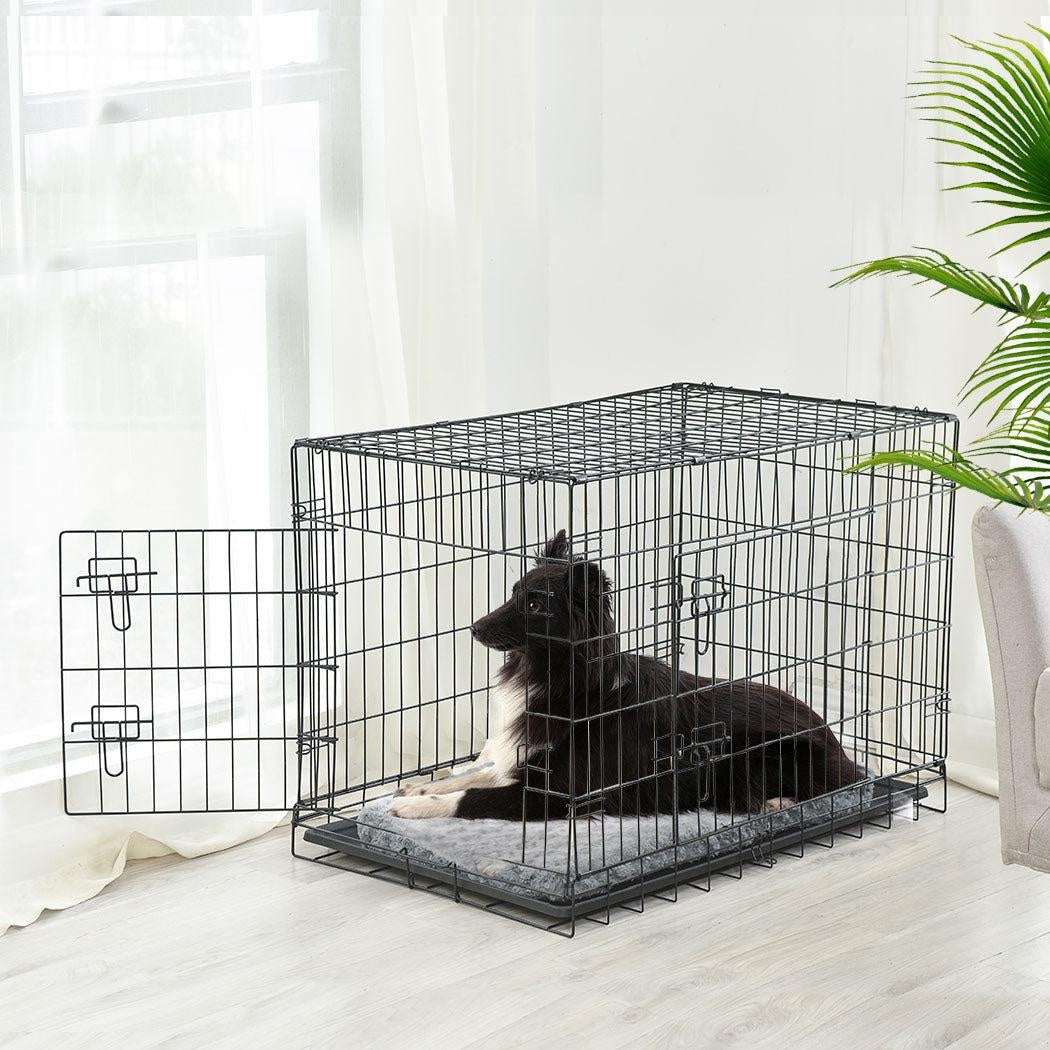 PaWz Pet Dog Cage Crate Kennel Portable Collapsible Puppy Metal Playpen 48