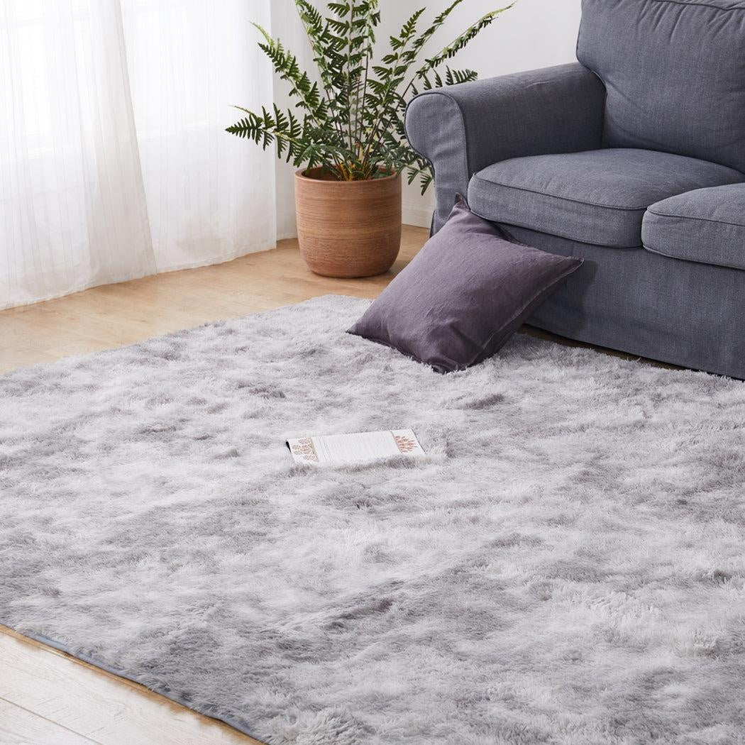 Floor Rug Shaggy Rugs Soft Large Carpet Area Tie-dyed Mystic 160x230cm Deals499