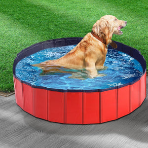 Pet Swimming Pool Dog Cat Animal Folding Bath Washing Portable Pond M Deals499