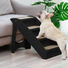 Pet Stairs Ramp Steps Portable Foldable Climbing Ladder Soft Washable Dog Black Deals499