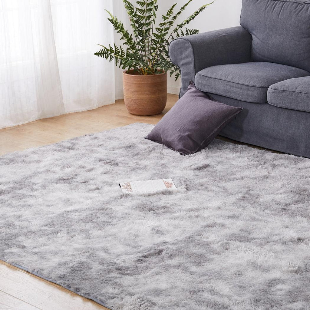 Floor Rug Shaggy Rugs Soft Large Carpet Area Tie-dyed Mystic 140x200cm Deals499