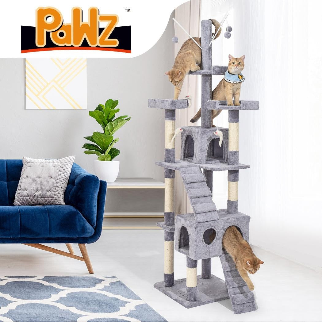 PaWz 2.1M Cat Scratching Post Tree Gym House Condo Furniture Scratcher Tower Deals499