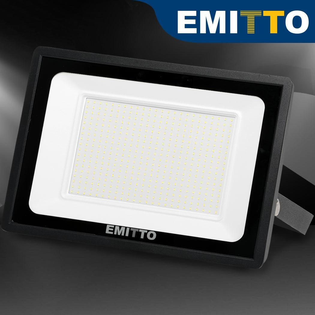 Emitto LED Flood Light 300W Outdoor Floodlights Lamp 220V-240V Cool White Deals499