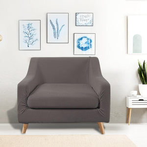 DreamZ Couch Sofa Seat Covers Stretch Protectors Slipcovers 1 Seater Chocolate Deals499