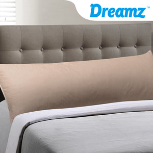 DreamZ Body Full Long Pillow Luxury Slip Cotton Maternity Pregnancy 150cm Lattle Deals499