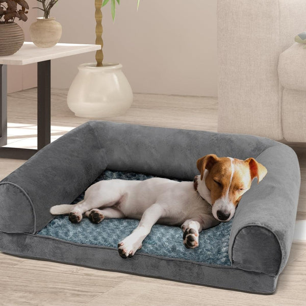 Pet Bed Sofa Dog Beds Bedding Soft Warm Mattress Cushion Pillow Mat Plush M Deals499