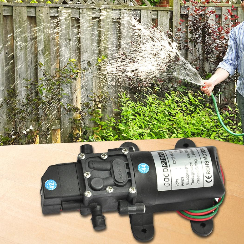 12V 6 Lpm Self-Priming Water Pump High Pressure Caravan Camping Boat Deals499