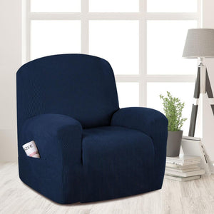 Sofa Cover Recliner Chair Covers Protector Slipcover Stretch Coach Lounge Navy Deals499