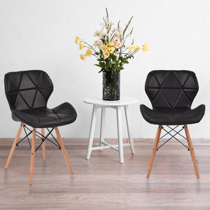 Levede 4x Retro Replica PU Leather Dining Chair Office Cafe Lounge Chairs Deals499