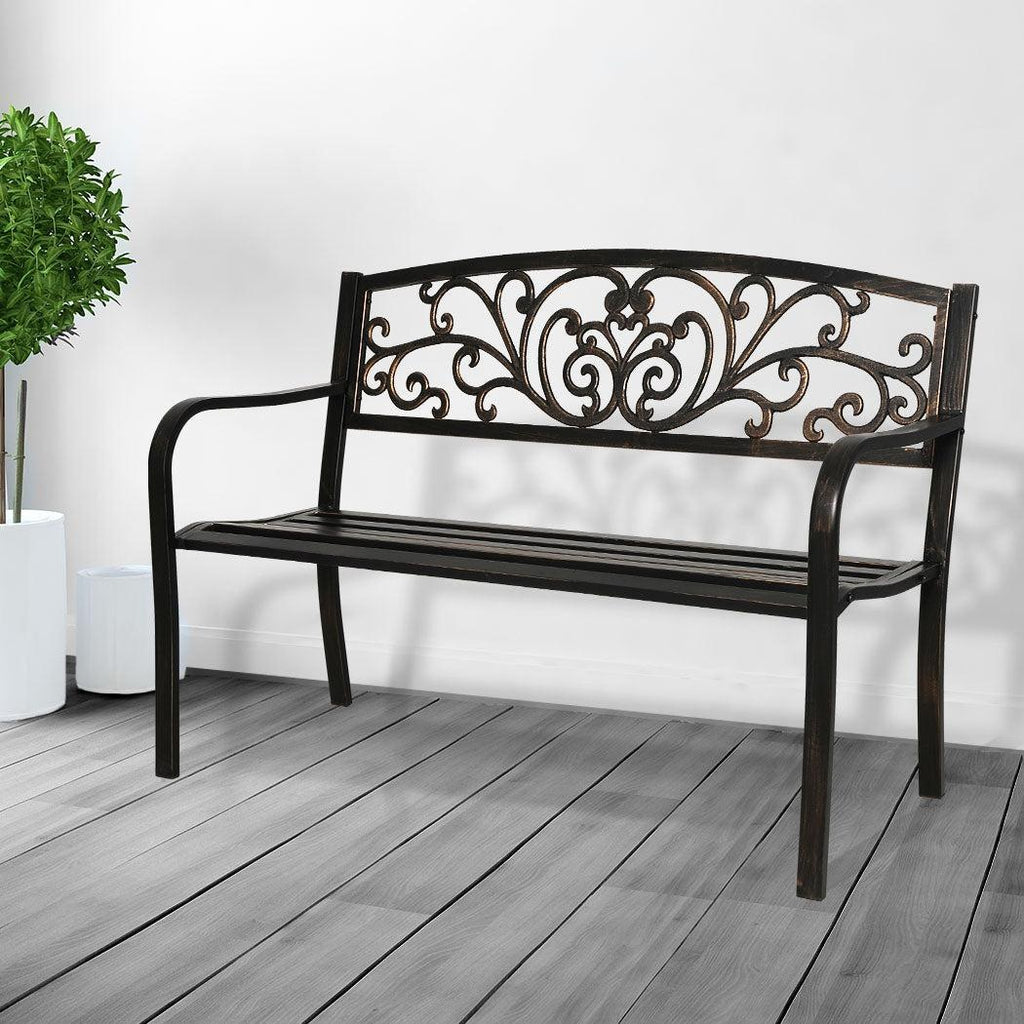 Garden Bench Seat Outdoor Furniture Cast Iron Patio Benches Seats Lounge Chair Deals499