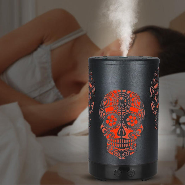 Aroma Diffuser Aromatherapy Ultrasonic Humidifier Essential Oil Purifier Skull Deals499
