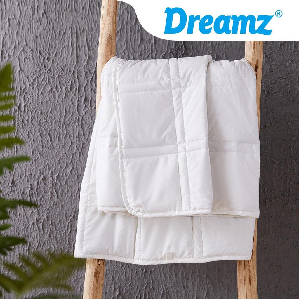 DreamZ Weighted Blanket Summer Cotton Heavy Gravity Adults Deep Relax Relief 5KG Deals499