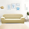 Easy Fit Stretch Couch Sofa Slipcovers Protectors Covers 3 Seater Cream Deals499