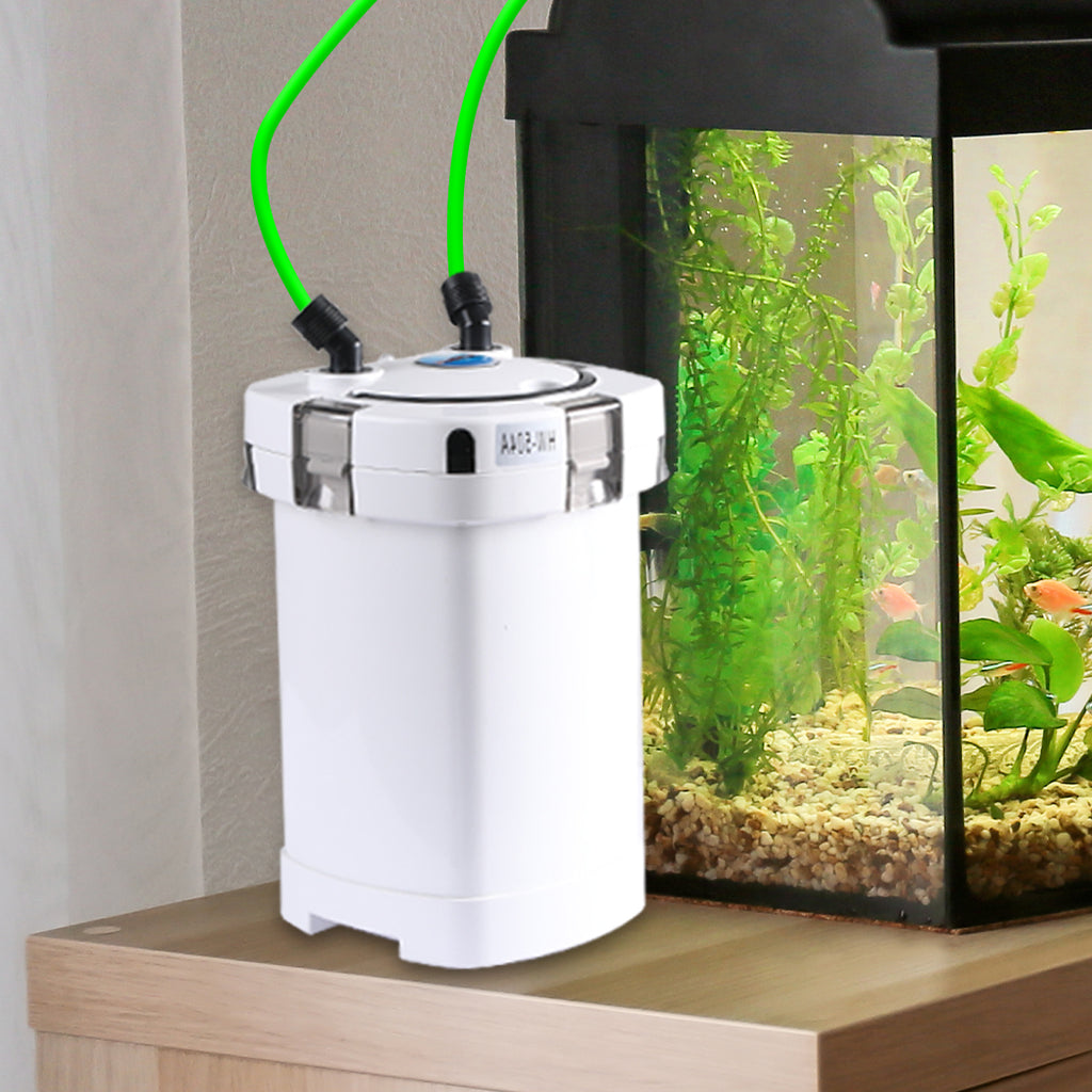 Canister Filter Aquarium External Aqua Pump Fish Water Tank Sponge Pond 1000L/H Deals499
