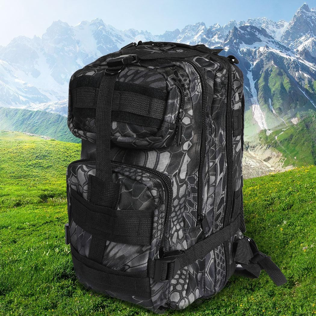 30L Military Tactical Backpack Rucksack Hiking Camping Outdoor Trekking Army Bag Deals499
