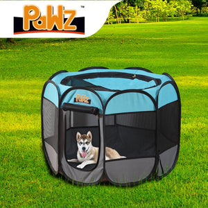 PaWz Dog Playpen Pet Play Pens Foldable Panel Tent Cage Portable Puppy Crate 30" Deals499