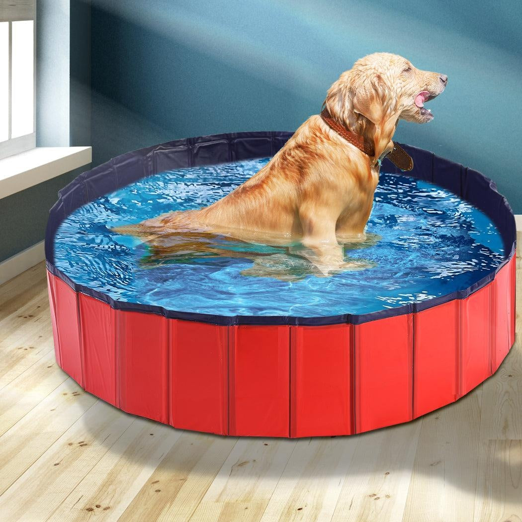 Pet Swimming Pool Dog Cat Animal Folding Bath Washing Portable Pond M Deals499