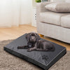 2x PaWz Pet Bed Mattress Dog Cat Pad Mat Summer Winter Cushion Pillow M Black Deals499
