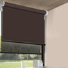 Modern Day/Night Double Roller Blinds Commercial Quality 90x210cm Coffee Black Deals499