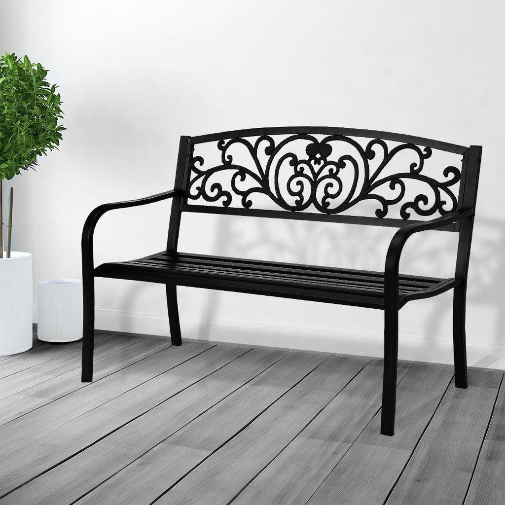 Garden Bench Seat Outdoor Furniture Patio Cast Iron Benches Seats Lounge Chair Deals499