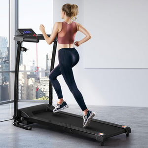 Electric Treadmill Home Gym Exercise Run Machine Walk Fitness Equipment Compact Deals499
