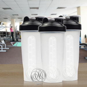 3x 700ml GYM Protein Supplement Drink Blender Mixer Shaker Shake Ball Bottle Deals499