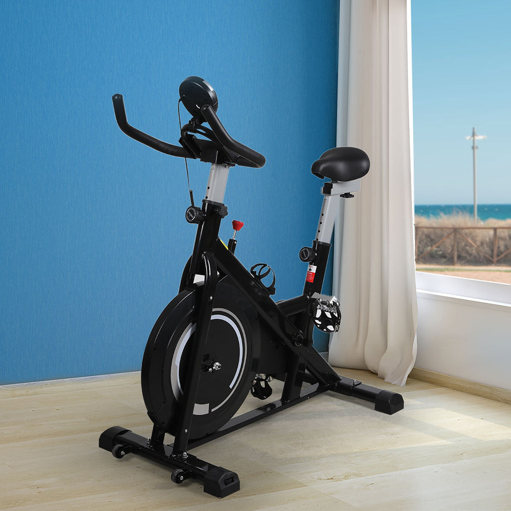Spin Bike Fitness Exercise Bike Flywheel Commercial Home Gym Workout LCD Display Deals499