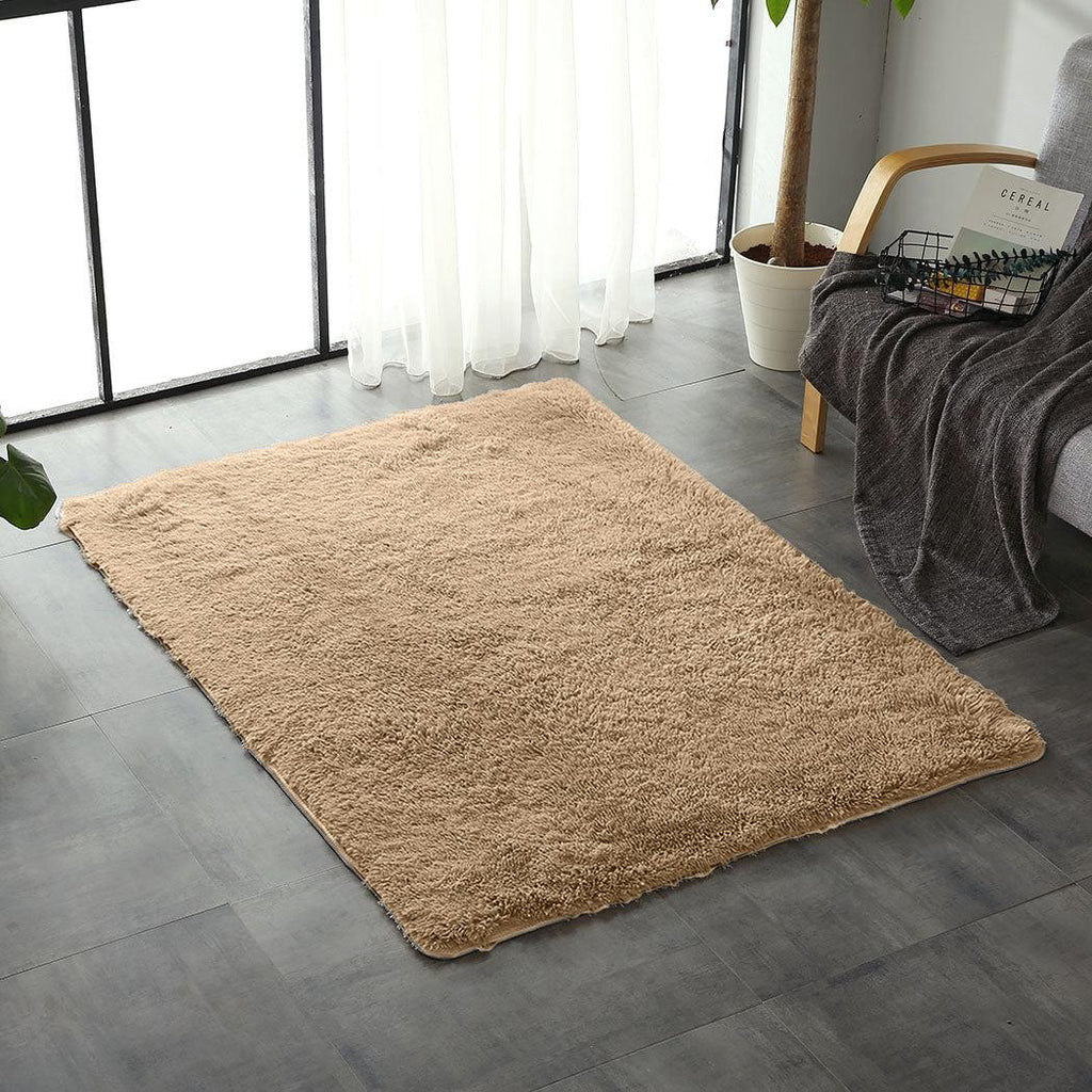 Designer Soft Shag Shaggy Floor Confetti Rug Carpet Home Decor 80x120cmTan Deals499