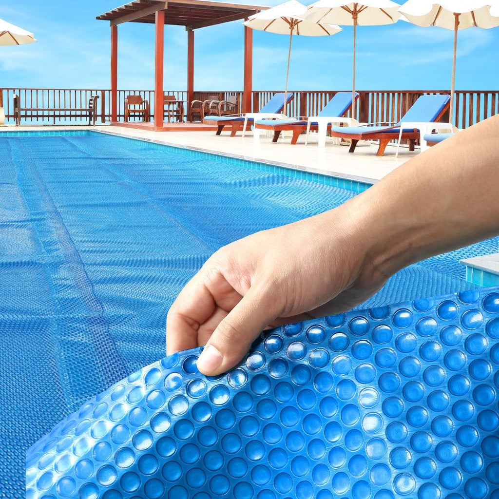 9.5x5M Real 500 Micron Solar Swimming Pool Cover Outdoor Blanket Isothermal Deals499