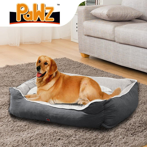 PaWz Pet Bed Mattress Dog Cat Pad Mat Puppy Cushion Soft Warm Washable XL Grey Deals499