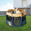 8 Panel Pet Playpen Dog Puppy Play Exercise Enclosure Fence Blue L Deals499