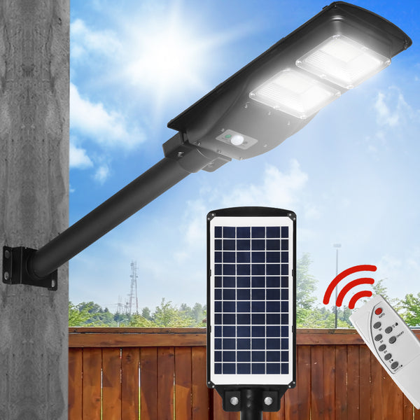 Solar Sensor LED Street Lights Flood Garden Wall Light Motion Pole Outdoor 60W Deals499