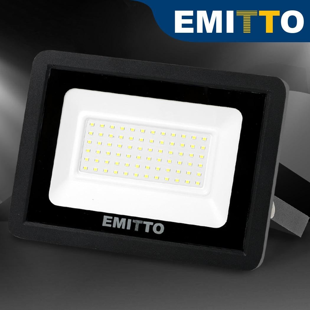 Emitto LED Flood Light 50W Outdoor Floodlights Lamp 220V-240V Cool White Deals499