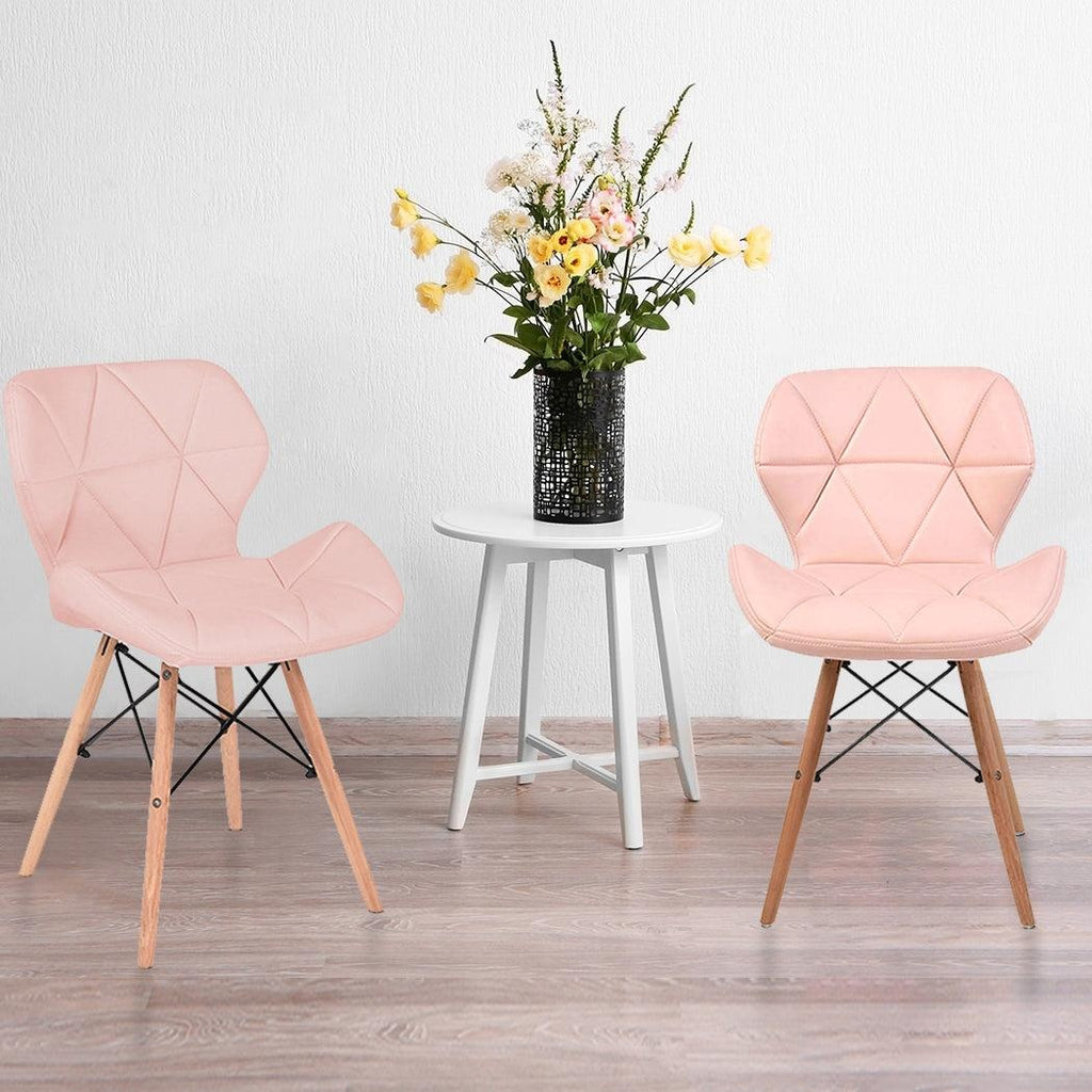 Levede 4x Retro Replica PU Leather Dining Chair Office Cafe Lounge Chairs Deals499