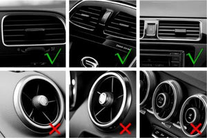 Car Air Vent Phone Holder Magnetic Silver Deals499