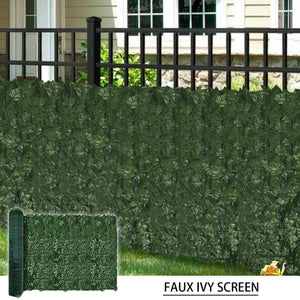 Artificial Ivy Leaf Hedging & Privacy Screen (shade cloth backing) 3m x 1m Roll Deals499