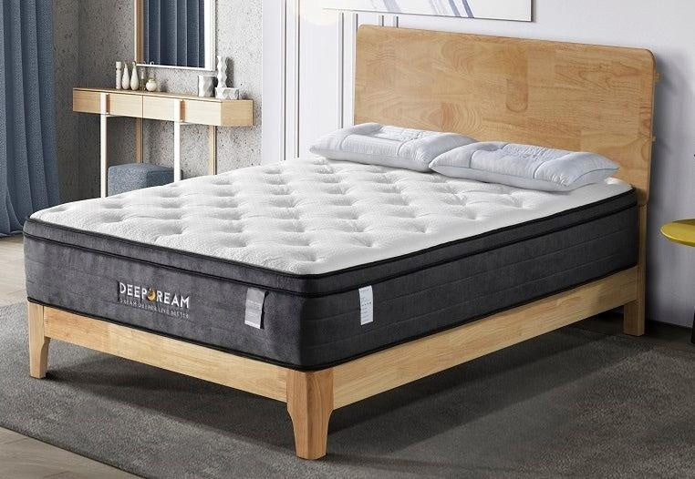 Eurotop Mattress 5 Zone Pocket Spring Latex Foam 34cm - King Single Deals499
