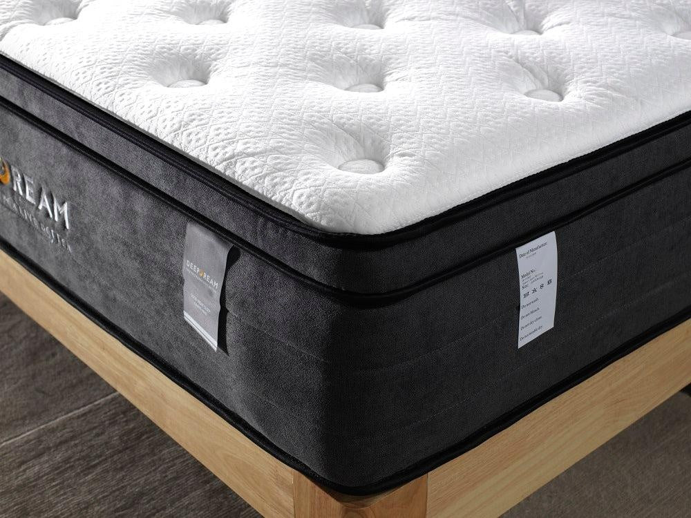 Eurotop Mattress 5 Zone Pocket Spring Latex Foam 34cm - King Single Deals499