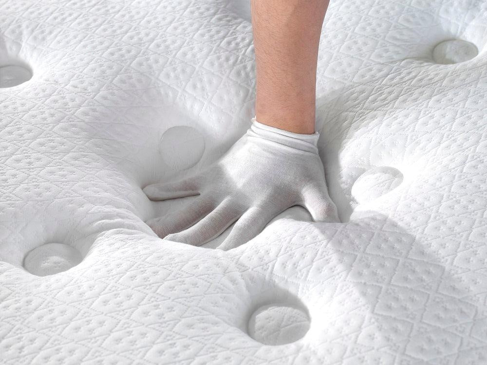 Eurotop Mattress 5 Zone Pocket Spring Latex Foam 34cm - King Single Deals499