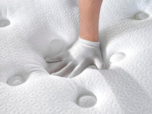 Eurotop Mattress 5 Zone Pocket Spring Latex Foam 34cm - King Single Deals499