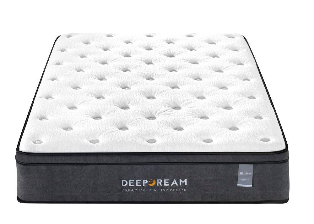 Eurotop Mattress 5 Zone Pocket Spring Latex Foam 34cm - King Single Deals499