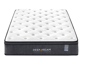 Eurotop Mattress 5 Zone Pocket Spring Latex Foam 34cm - King Single Deals499