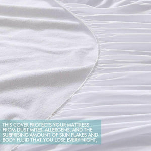 DreamZ Fitted Waterproof Bed Mattress Protectors Covers Single Deals499